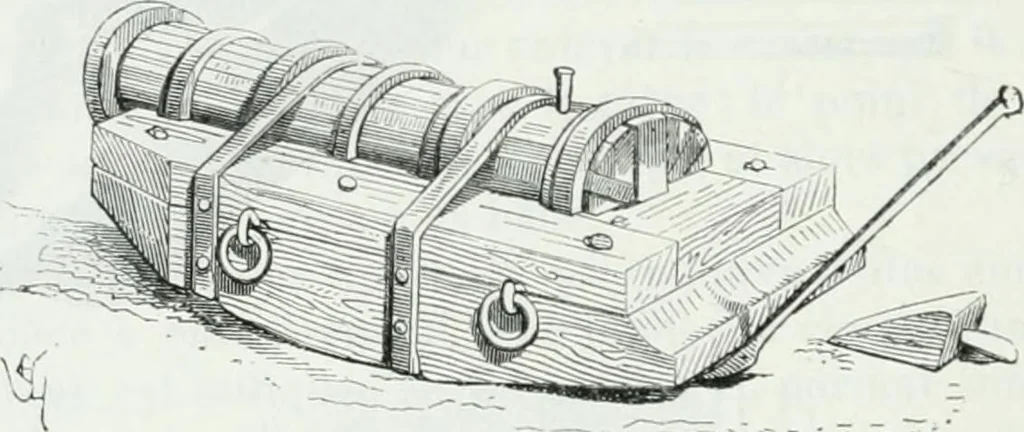 An illustration from Dictionnaire raisonné de l'architecture française du XIe au XVIe siècle, 1875, leaf 263