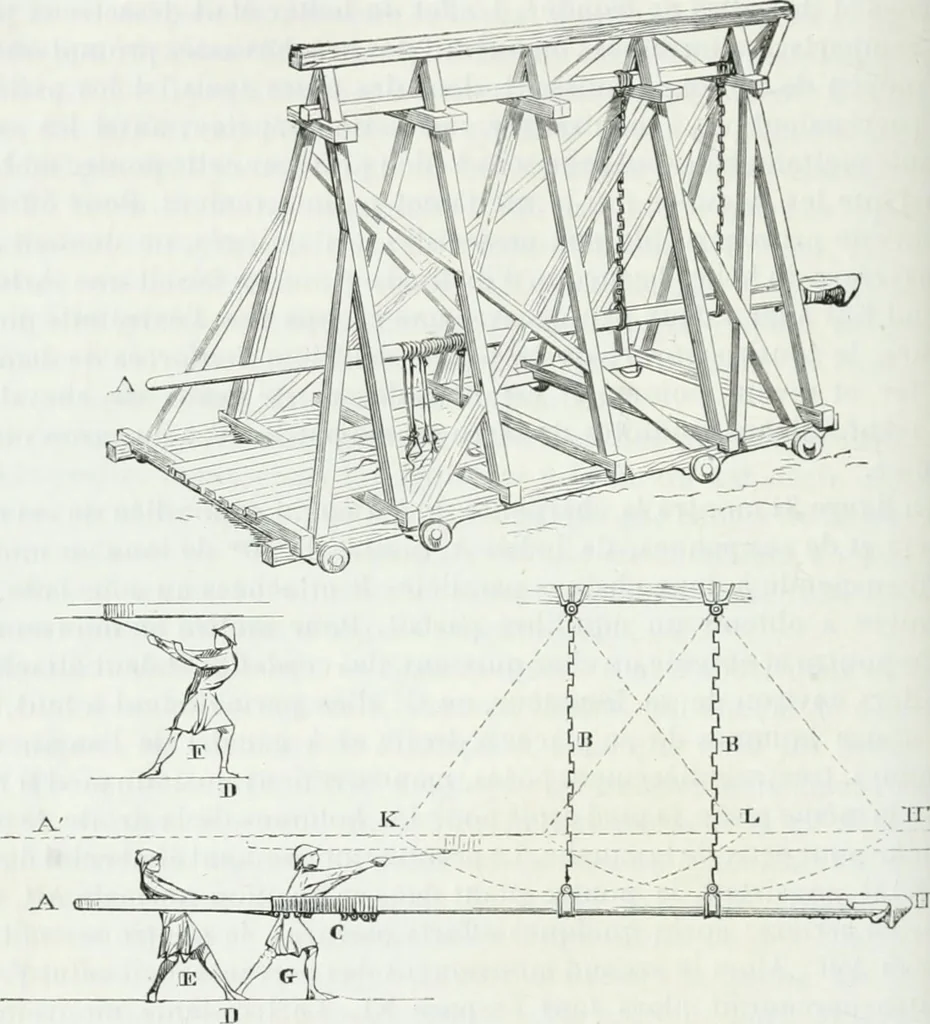 An illustration from Dictionnaire raisonné de l'architecture française du XIe au XVIe siècle, 1875, leaf 271