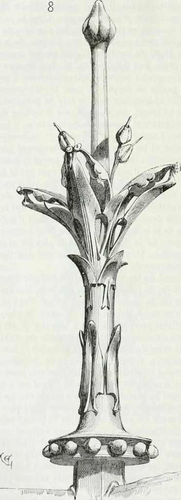 An illustration from Dictionnaire raisonné de l'architecture française du XIe au XVIe siècle, 1875, leaf 289