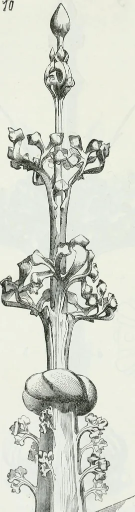 An illustration from Dictionnaire raisonné de l'architecture française du XIe au XVIe siècle, 1875, leaf 291