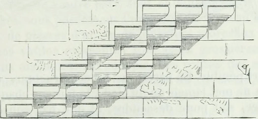 An illustration from Dictionnaire raisonné de l'architecture française du XIe au XVIe siècle, 1875, leaf 302