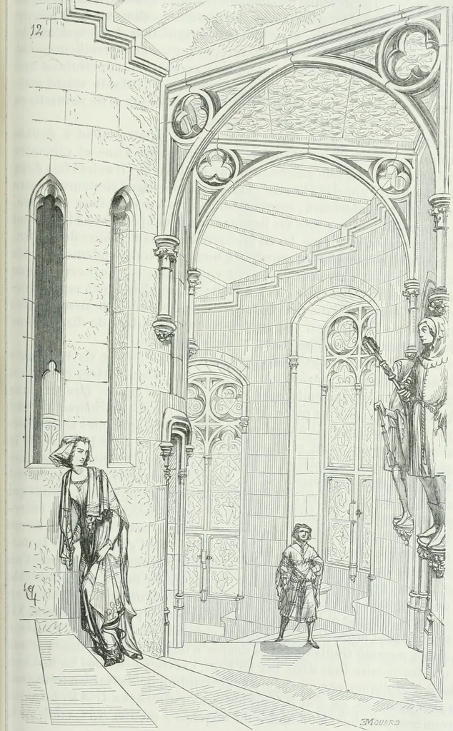 An illustration from Dictionnaire raisonné de l'architecture française du XIe au XVIe siècle, 1875, leaf 314