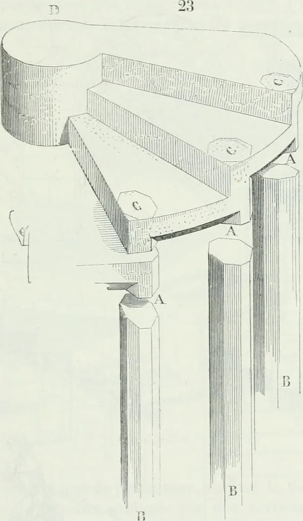An illustration from Dictionnaire raisonné de l'architecture française du XIe au XVIe siècle, 1875, leaf 326