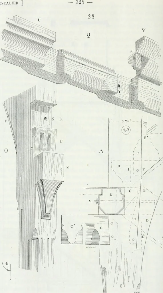 An illustration from Dictionnaire raisonné de l'architecture française du XIe au XVIe siècle, 1875, leaf 333