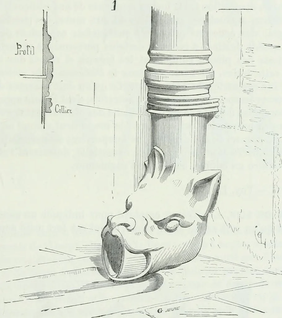 An illustration from Dictionnaire raisonné de l'architecture française du XIe au XVIe siècle, 1875, leaf 34