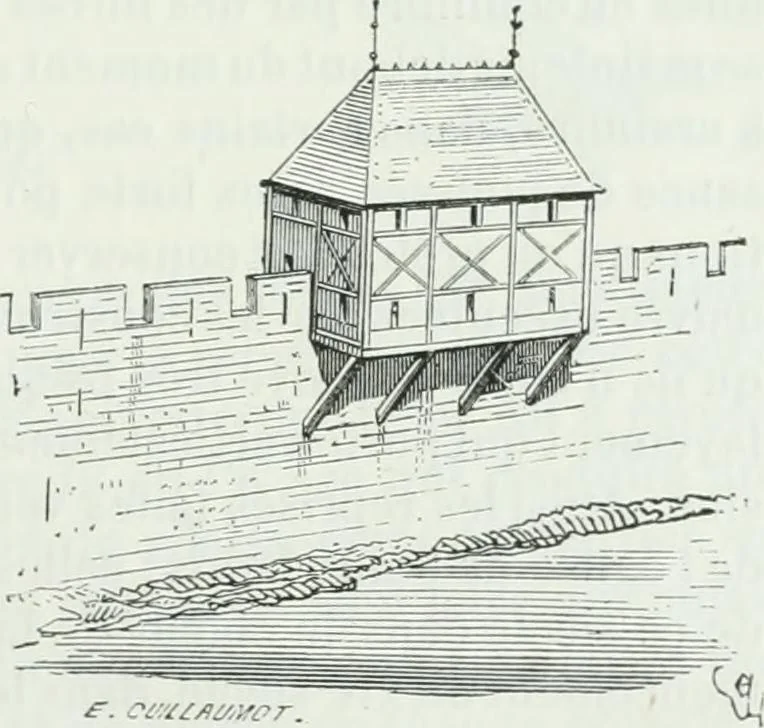 An illustration from Dictionnaire raisonné de l'architecture française du XIe au XVIe siècle, 1875, leaf 340