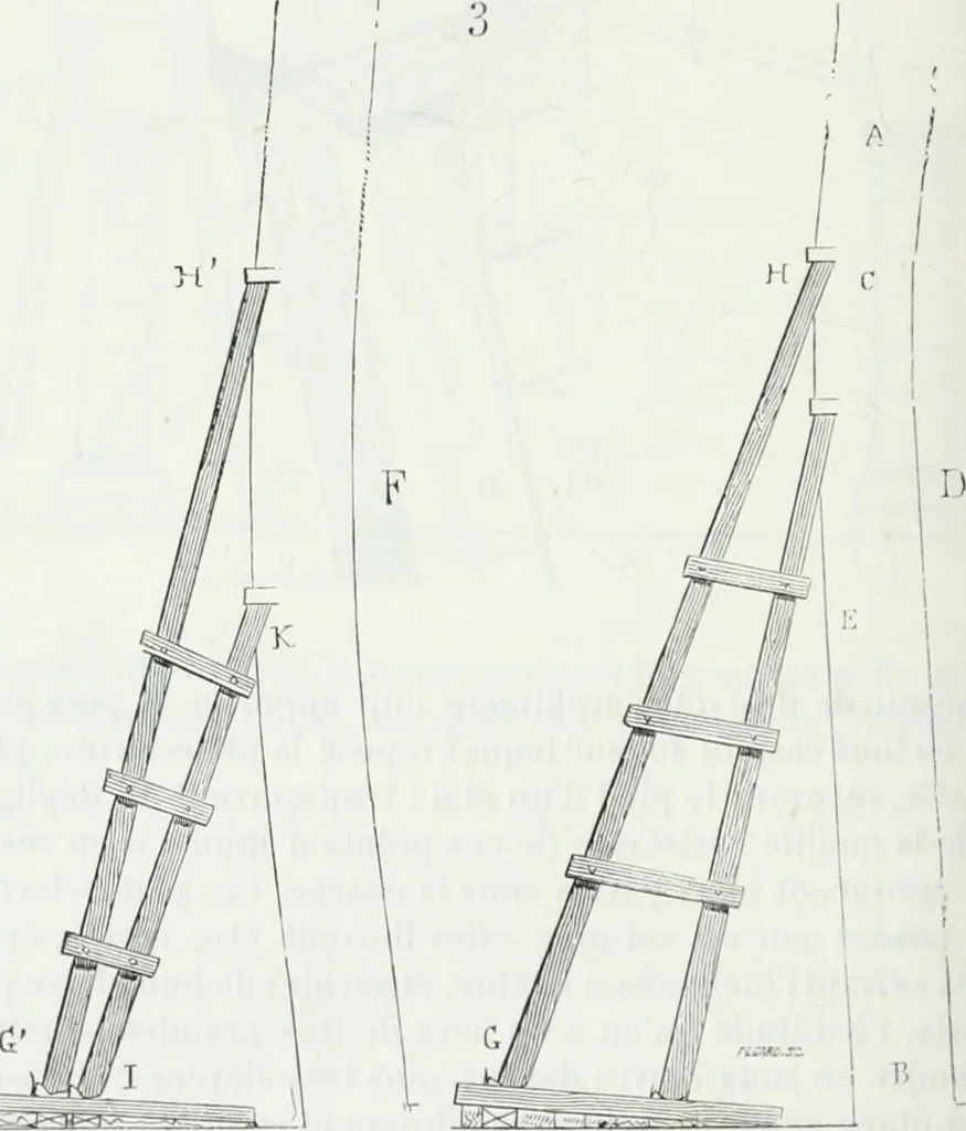 An illustration from Dictionnaire raisonné de l'architecture française du XIe au XVIe siècle, 1875, leaf 345