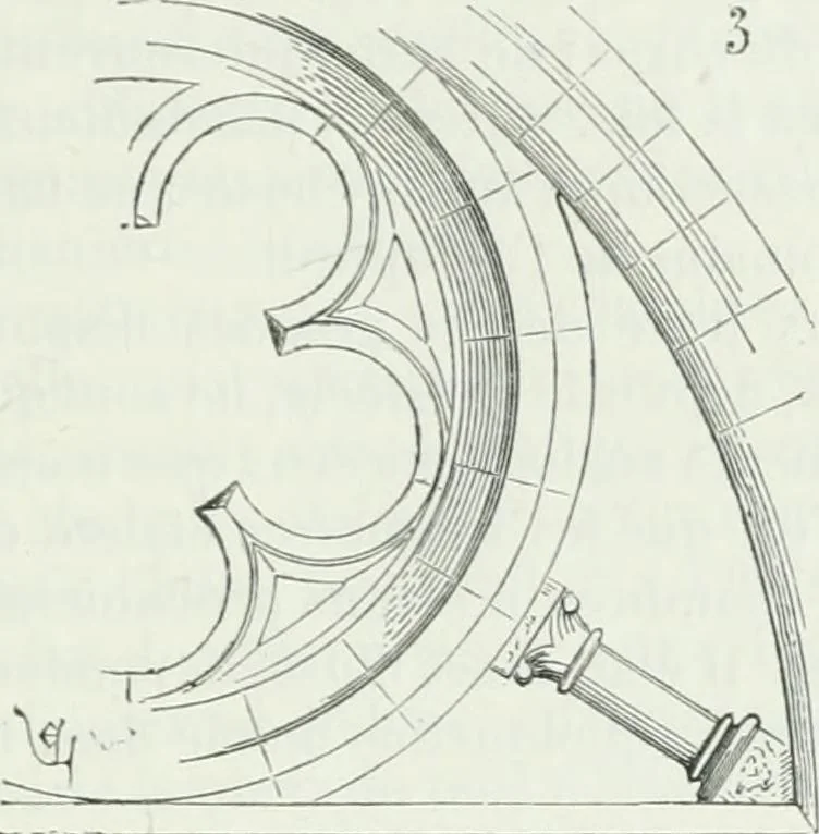 An illustration from Dictionnaire raisonné de l'architecture française du XIe au XVIe siècle, 1875, leaf 356