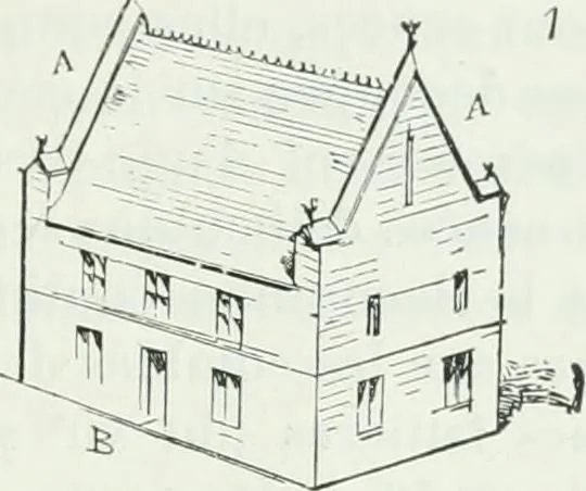 An illustration from Dictionnaire raisonné de l'architecture française du XIe au XVIe siècle, 1875, leaf 368