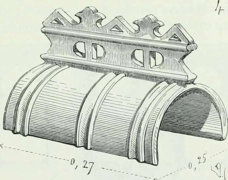 An illustration from Dictionnaire raisonné de l'architecture française du XIe au XVIe siècle, 1875, leaf 370