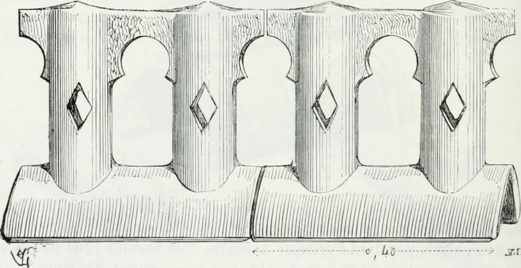 An illustration from Dictionnaire raisonné de l'architecture française du XIe au XVIe siècle, 1875, leaf 371