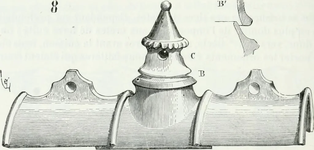An illustration from Dictionnaire raisonné de l'architecture française du XIe au XVIe siècle, 1875, leaf 373