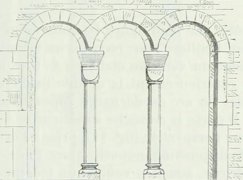 An illustration from Dictionnaire raisonné de l'architecture française du XIe au XVIe siècle, 1875, leaf 382