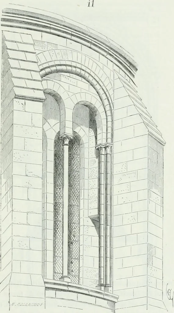 An illustration from Dictionnaire raisonné de l'architecture française du XIe au XVIe siècle, 1875, leaf 384