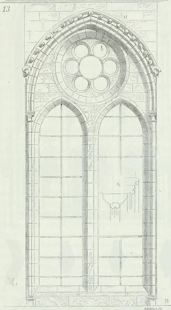 An illustration from Dictionnaire raisonné de l'architecture française du XIe au XVIe siècle, 1875, leaf 386