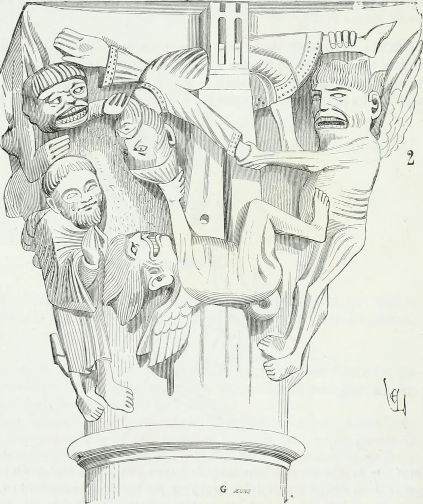 An illustration from Dictionnaire raisonné de l'architecture française du XIe au XVIe siècle, 1875, leaf 39