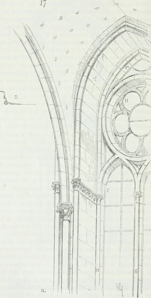 An illustration from Dictionnaire raisonné de l'architecture française du XIe au XVIe siècle, 1875, leaf 393