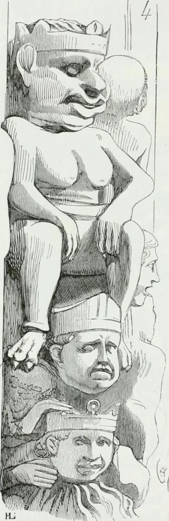 An illustration from Dictionnaire raisonné de l'architecture française du XIe au XVIe siècle, 1875, leaf 41