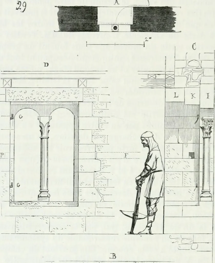 An illustration from Dictionnaire raisonné de l'architecture française du XIe au XVIe siècle, 1875, leaf 411