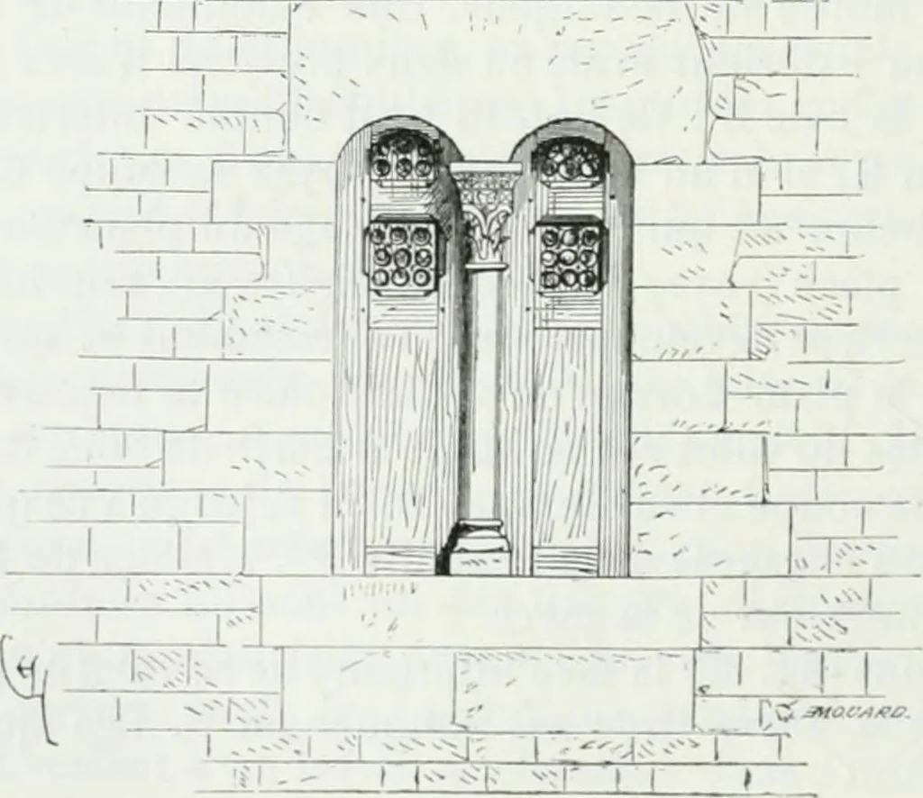 An illustration from Dictionnaire raisonné de l'architecture française du XIe au XVIe siècle, 1875, leaf 411
