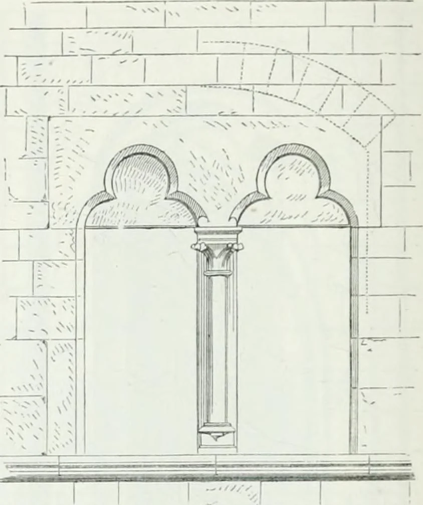 An illustration from Dictionnaire raisonné de l'architecture française du XIe au XVIe siècle, 1875, leaf 417