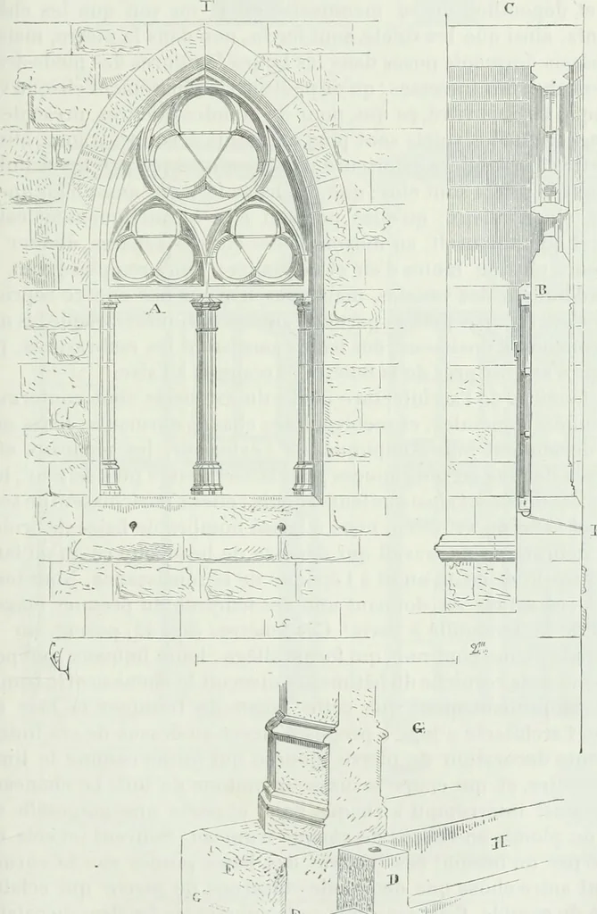 An illustration from Dictionnaire raisonné de l'architecture française du XIe au XVIe siècle, 1875, leaf 424