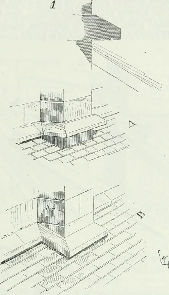 An illustration from Dictionnaire raisonné de l'architecture française du XIe au XVIe siècle, 1875, leaf 432