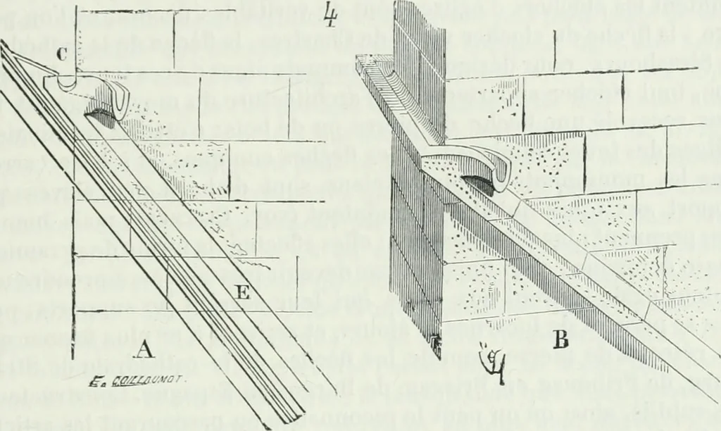 An illustration from Dictionnaire raisonné de l'architecture française du XIe au XVIe siècle, 1875, leaf 434