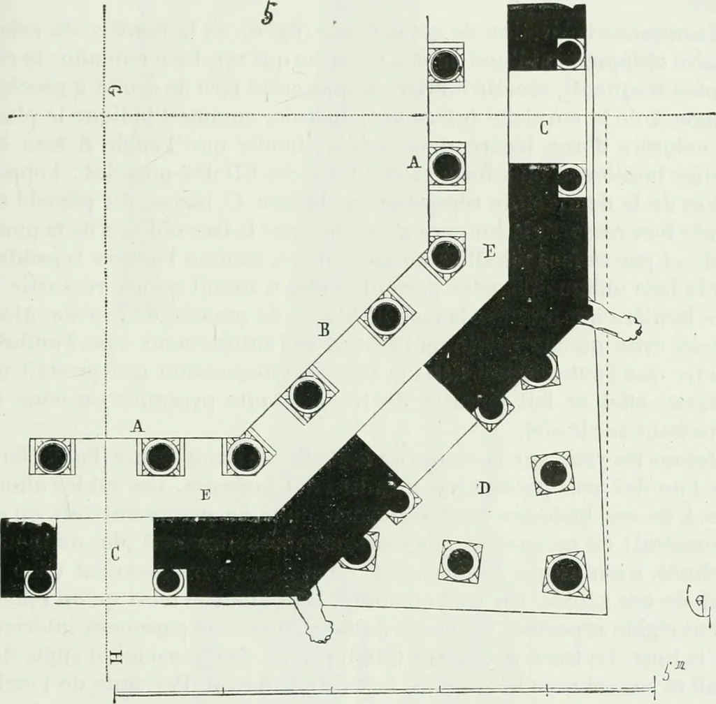 An illustration from Dictionnaire raisonné de l'architecture française du XIe au XVIe siècle, 1875, leaf 444