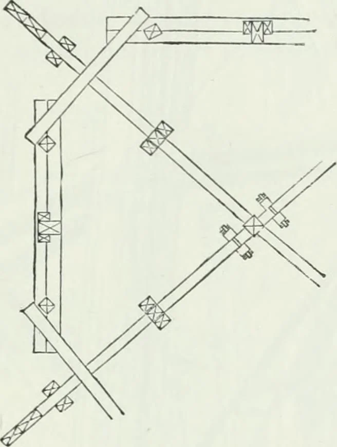 An illustration from Dictionnaire raisonné de l'architecture française du XIe au XVIe siècle, 1875, leaf 458