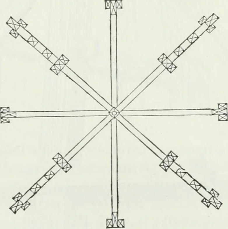 An illustration from Dictionnaire raisonné de l'architecture française du XIe au XVIe siècle, 1875, leaf 458