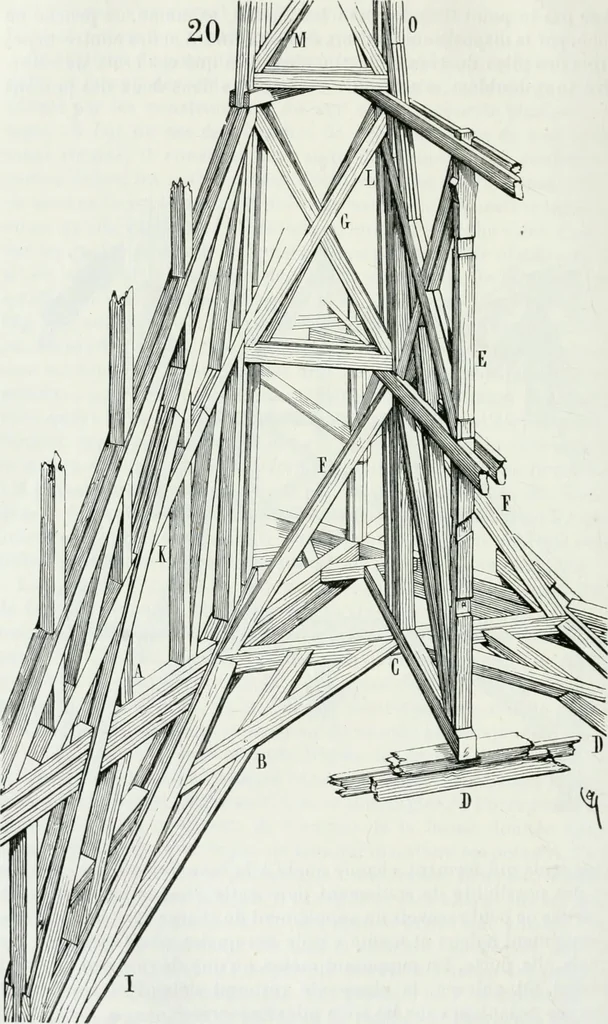 An illustration from Dictionnaire raisonné de l'architecture française du XIe au XVIe siècle, 1875, leaf 467