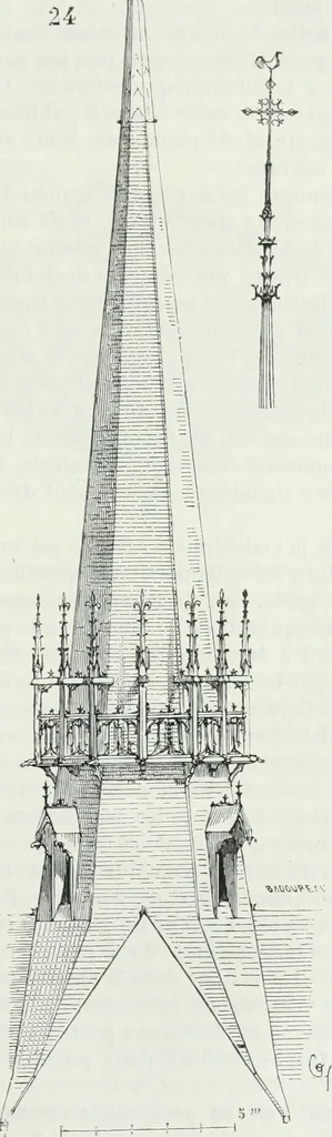 An illustration from Dictionnaire raisonné de l'architecture française du XIe au XVIe siècle, 1875, leaf 474