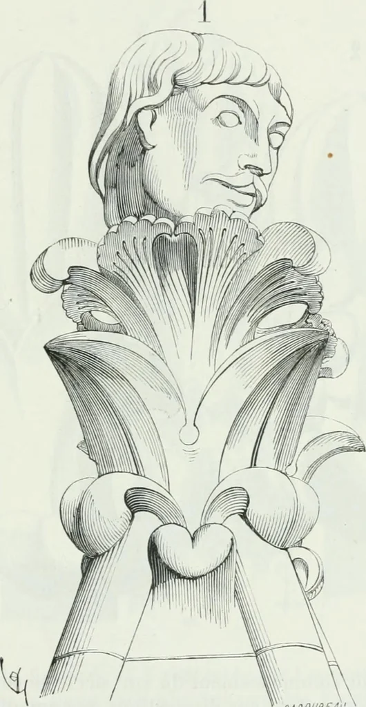 An illustration from Dictionnaire raisonné de l'architecture française du XIe au XVIe siècle, 1875, leaf 482