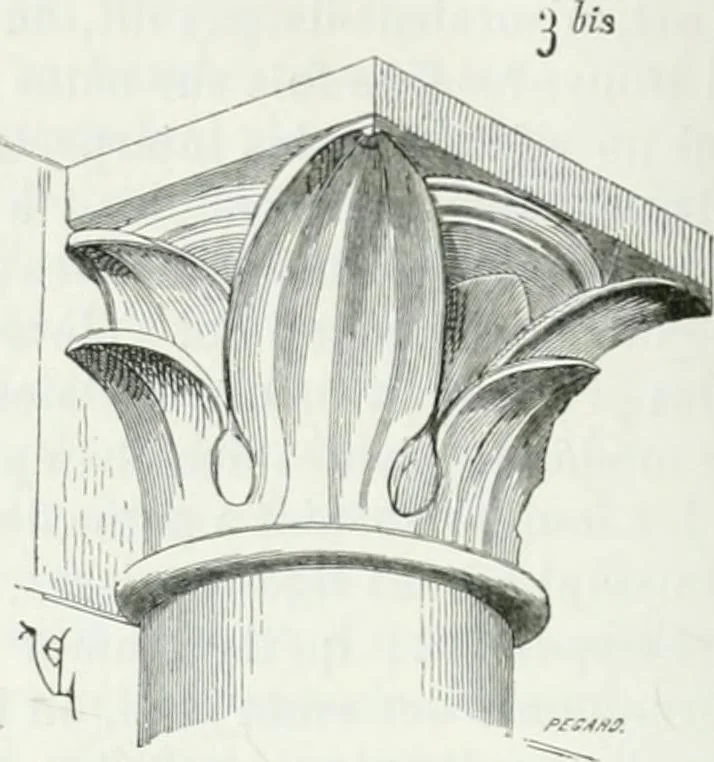 An illustration from Dictionnaire raisonné de l'architecture française du XIe au XVIe siècle, 1875, leaf 499