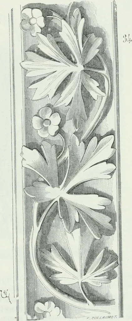 An illustration from Dictionnaire raisonné de l'architecture française du XIe au XVIe siècle, 1875, leaf 526