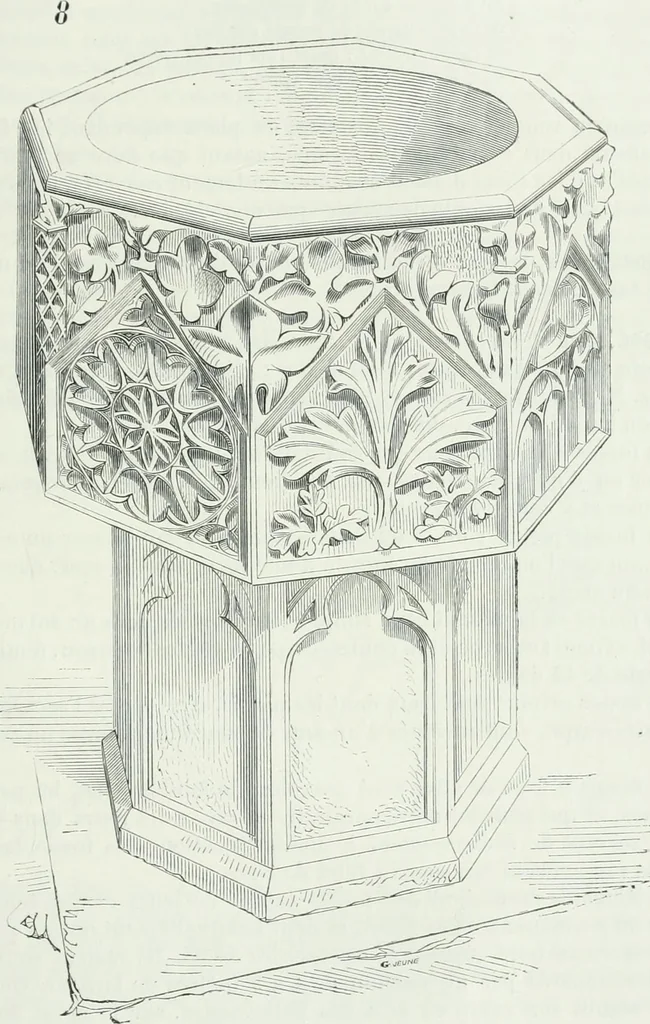 An illustration from Dictionnaire raisonné de l'architecture française du XIe au XVIe siècle, 1875, leaf 552