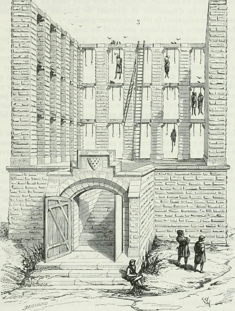 An illustration from Dictionnaire raisonné de l'architecture française du XIe au XVIe siècle, 1875, leaf 570