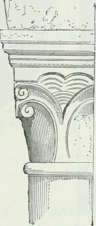 An illustration from Dictionnaire raisonné de l'architecture française du XIe au XVIe siècle, 1875, leaf 60