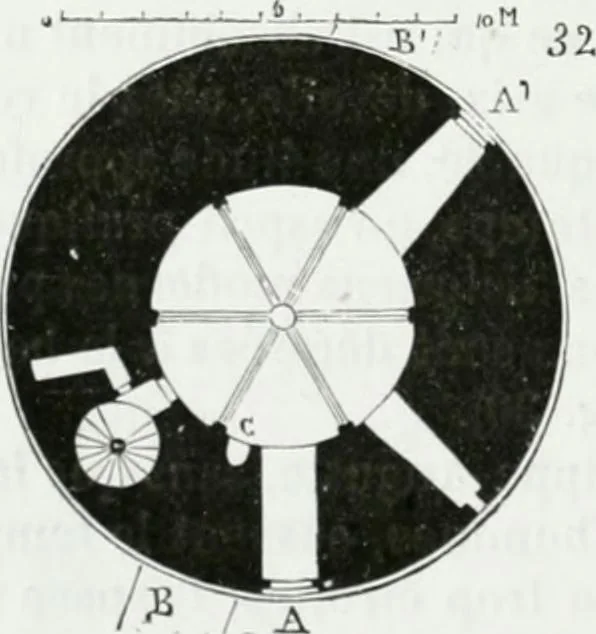 An illustration from Dictionnaire raisonné de l'architecture française du XIe au XVIe siècle, 1875, leaf 81