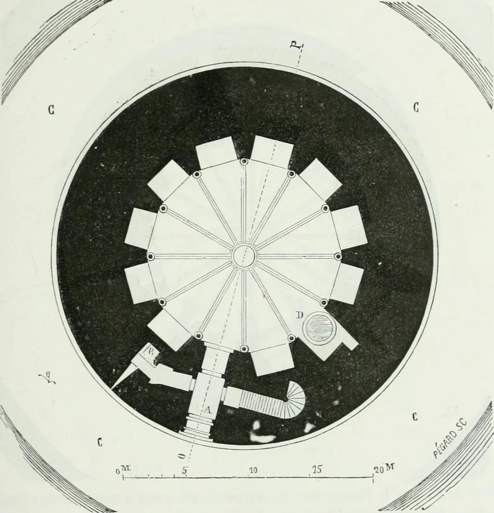 An illustration from Dictionnaire raisonné de l'architecture française du XIe au XVIe siècle, 1875, leaf 84