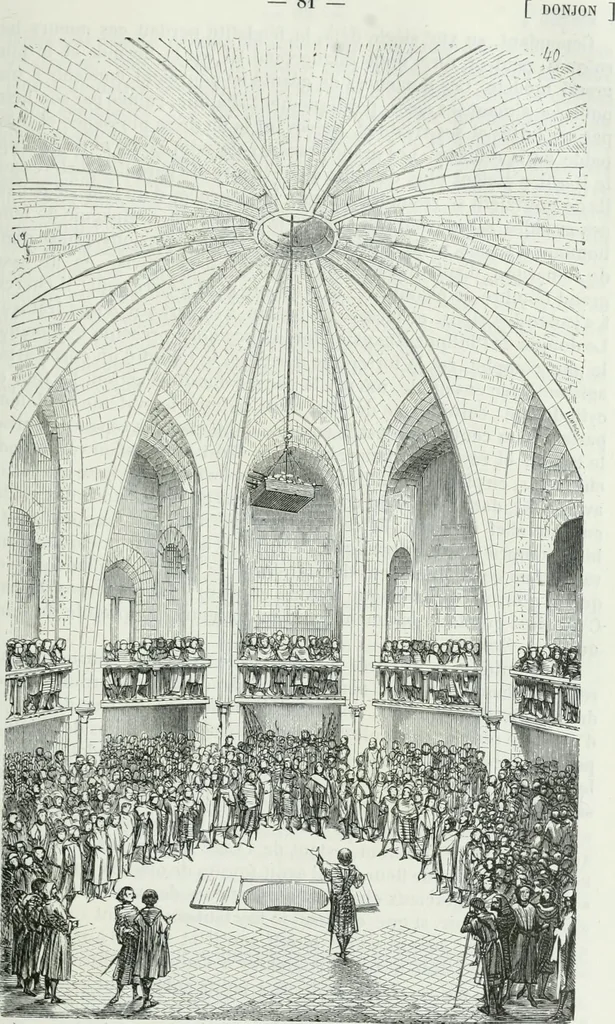 An illustration from Dictionnaire raisonné de l'architecture française du XIe au XVIe siècle, 1875, leaf 90