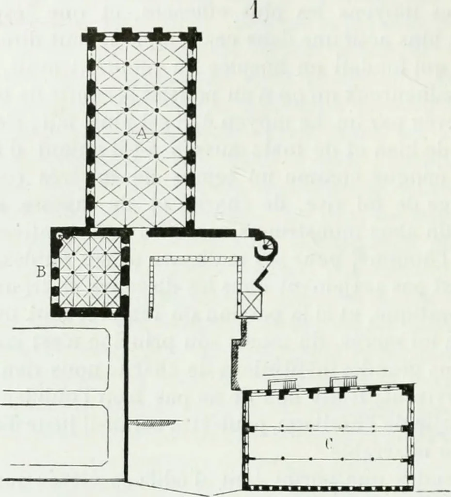 An illustration from Dictionnaire raisonné de l'architecture française du XIe au XVIe siècle, 1875, leaf 113