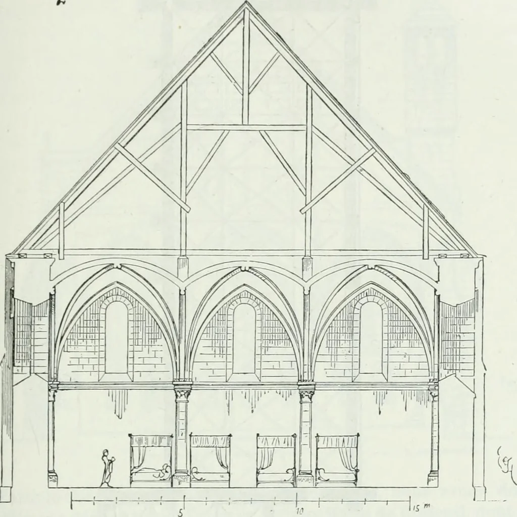 An illustration from Dictionnaire raisonné de l'architecture française du XIe au XVIe siècle, 1875, leaf 114