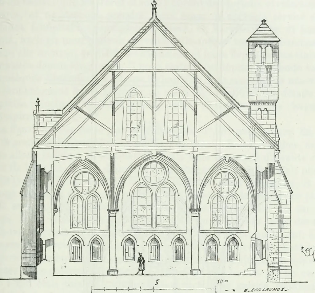 An illustration from Dictionnaire raisonné de l'architecture française du XIe au XVIe siècle, 1875, leaf 116
