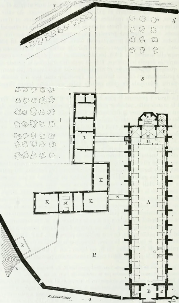 An illustration from Dictionnaire raisonné de l'architecture française du XIe au XVIe siècle, 1875, leaf 119