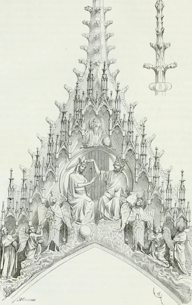 An illustration from Dictionnaire raisonné de l'architecture française du XIe au XVIe siècle, 1875, leaf 15