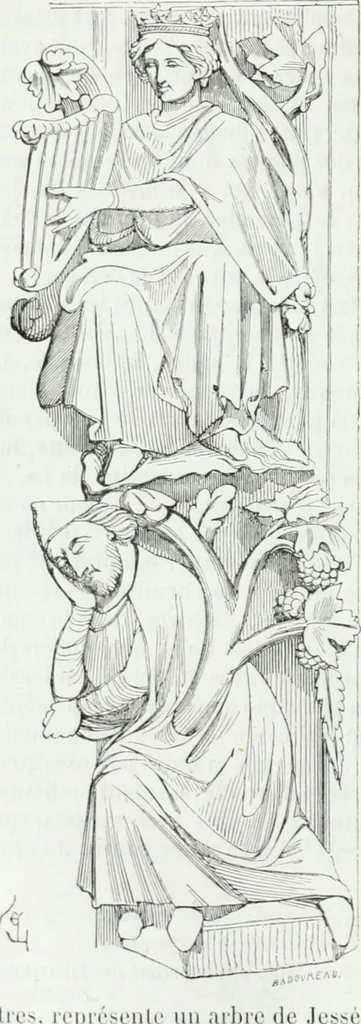 An illustration from Dictionnaire raisonné de l'architecture française du XIe au XVIe siècle, 1875, leaf 153