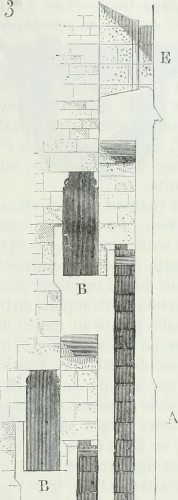 An illustration from Dictionnaire raisonné de l'architecture française du XIe au XVIe siècle, 1875, leaf 176