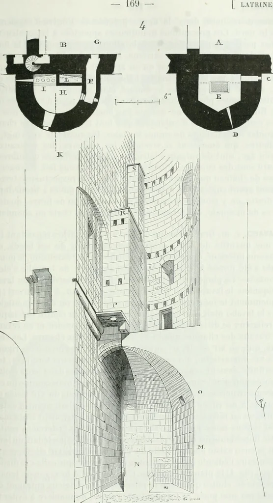 An illustration from Dictionnaire raisonné de l'architecture française du XIe au XVIe siècle, 1875, leaf 178